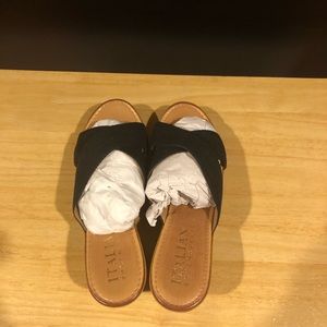 Black and brown wedges